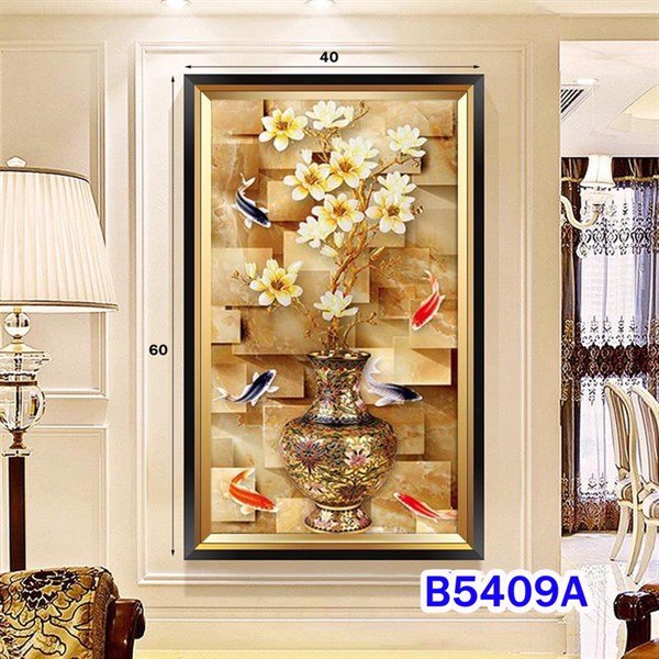 Tranh Đèn LED 5D - 3 Chế Độ Ánh Sáng,Họa tiết phong cảnh Sử Dụng Trang Trí Nội Thất Gia Đình Mang Phong Cách Châu Âu