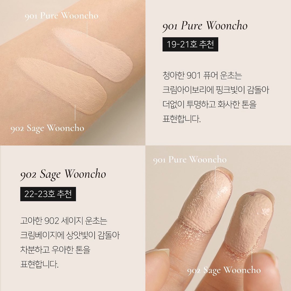 Combo phấn nước DINTO kèm Son lì DINTO Wooncho Collection Limited Set