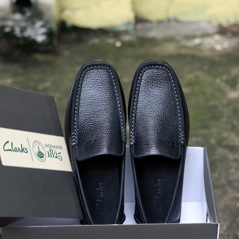 Giày lười CLARKS Driving shoes MONO ss2023, da bò thật 100%. Nhập khẩu chính hãng, bảo hành 2 năm