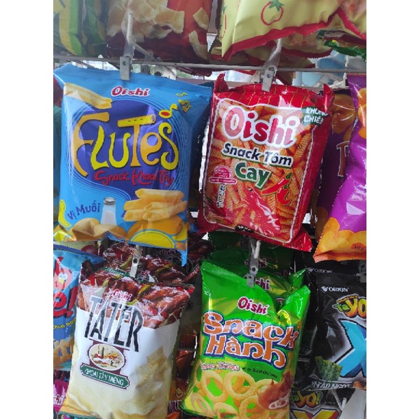 Combo 5 gói bim bim Oishi các vị
