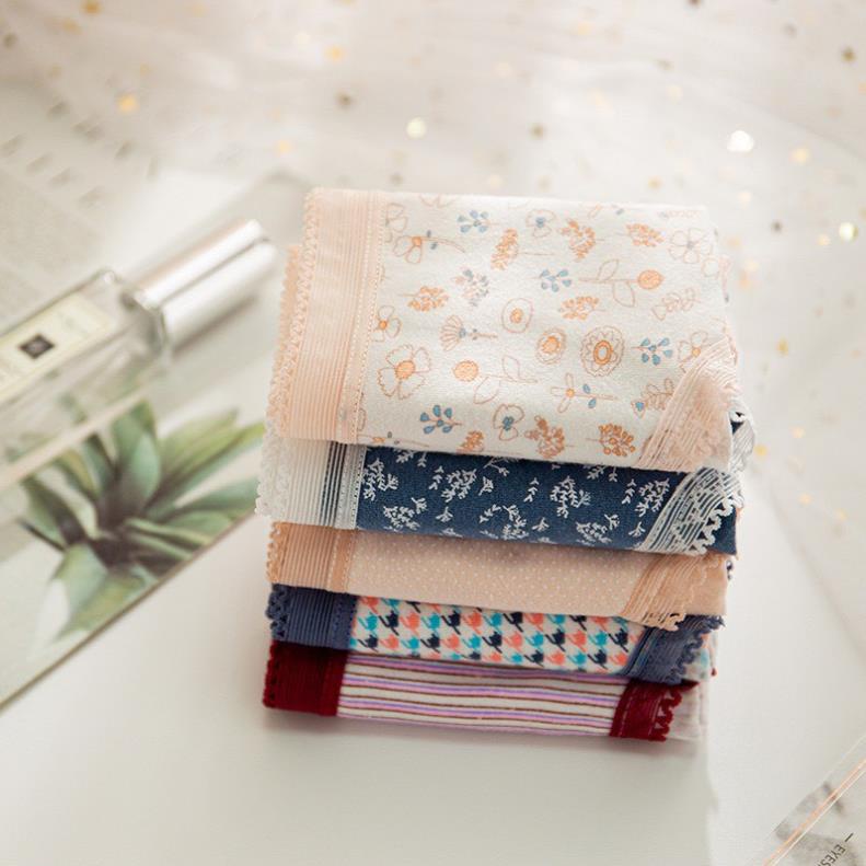 Quần Lót Nữ Cotton Nâng Mông Trẻ Trung Gợi Cảm Phối Hoạ Tiêt 0742