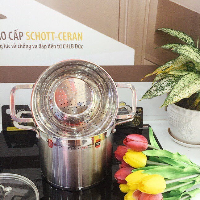 NỒI HẤP INOX 304 ELMICH 22CM EL3360, 26CM EL3361