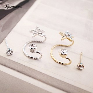 1 Pc\'s Elegant Earring Rhinestone Ear Cuff Warp Clip Ear Stud