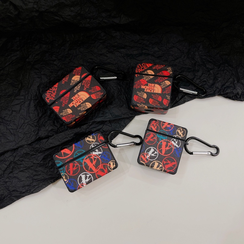 Vỏ bảo vệ hộp sạc tai nghe Airpods 3 Airpods pro/1/2 hình The North Face VLONE