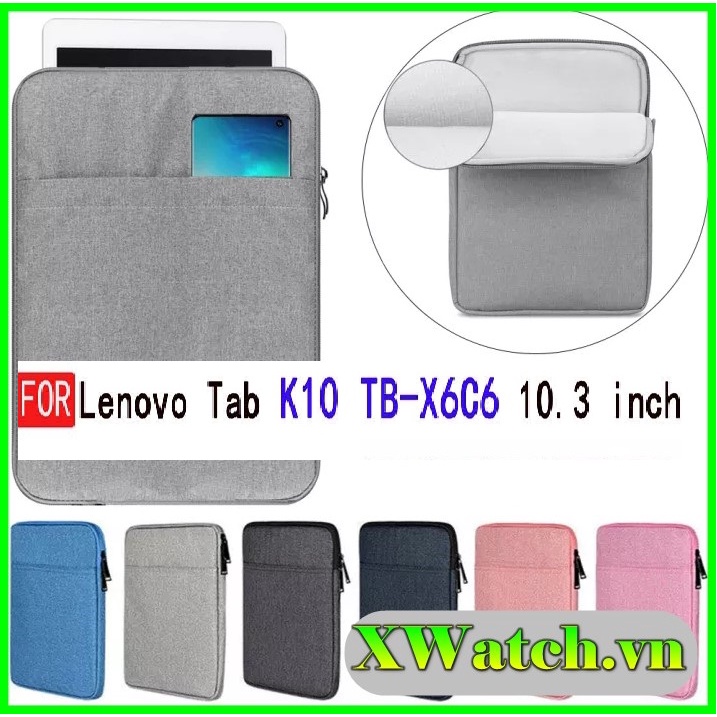 Túi chống sốc chống nước đựng Lenovo Tab K10 TB-X6C6 10.3 inch có ngăn đựng phụ kiện