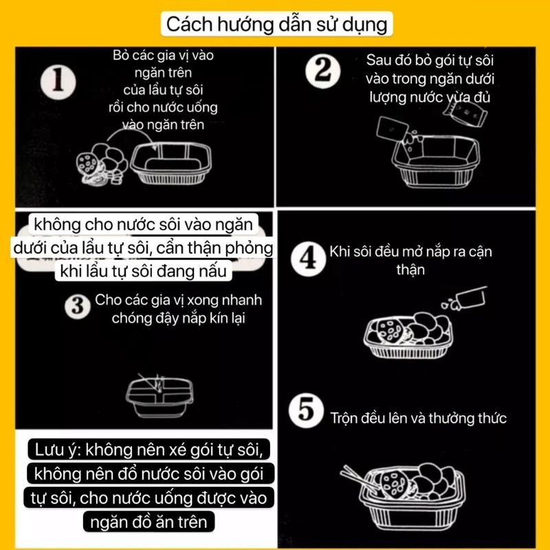 [Mã GROSALEHOT giảm 8% đơn 250K] Lẩu Tự Sôi Cay Tê Tứ Xuyên Trùng Khánh LAWEIKE Hộp 420gr - Đồ ăn vặt snackfoodbysuri | BigBuy360 - bigbuy360.vn