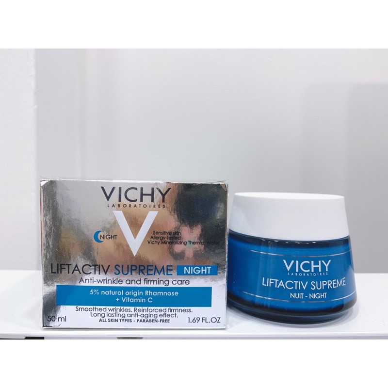 USA_Kem dưỡng da chống lão hoá ban đêm VICHY LIFTACTIV Supreme Night 50ml_ Bản Mỹ