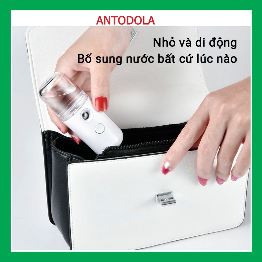 Máy xông mặt - xịt khoáng Nano mini cầm tay