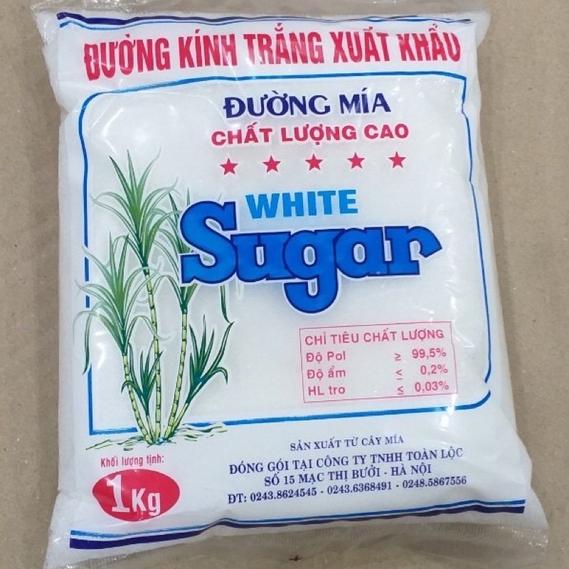 [GIÁ SỈ - FREESHIP] ĐƯỜNG KÍNH TRẮNG VÀ VÀNG XUẤT KHẨU 1KG