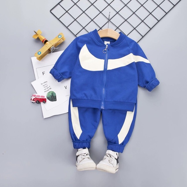 BỘ THỂ THAO KHOÁ KÉO SÀNH ĐIỆU CHO BÉ YÊU | BigBuy360 - bigbuy360.vn