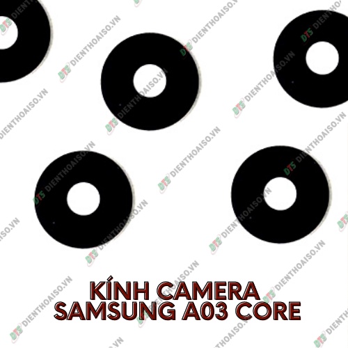 Kính camera samsung a03 core kèm keo dán