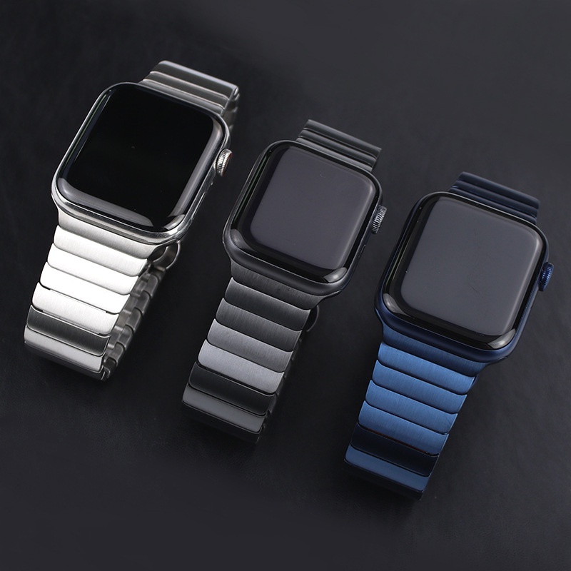 Dây đeo cho đồng hồ Apple Watch, Dây thép không gỉ Link Bracelet dành cho đồng hồ Apple Watch Size 42/44/45mm