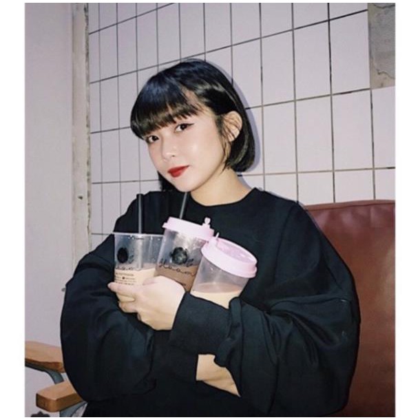 Áo SWEATER Trơn ĐEN UNISEX | BigBuy360 - bigbuy360.vn