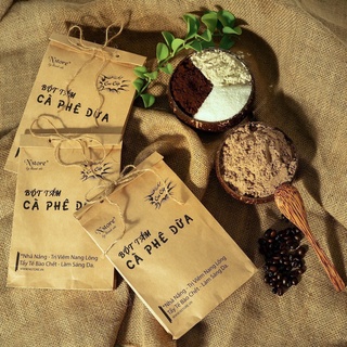 Bột tắm cà phê dừa handmade
