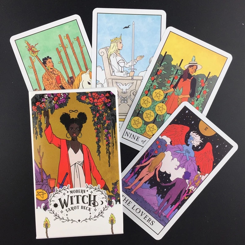 The Modern Witch Tarot Deck Guidebook Card Table Card Game Magical Fate Divination Card