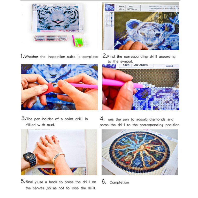 Bộ Tranh Đính Đá 5D Tự Làm 30x40cm Hình Chúa Jesus Trang Trí Nhà Cửa