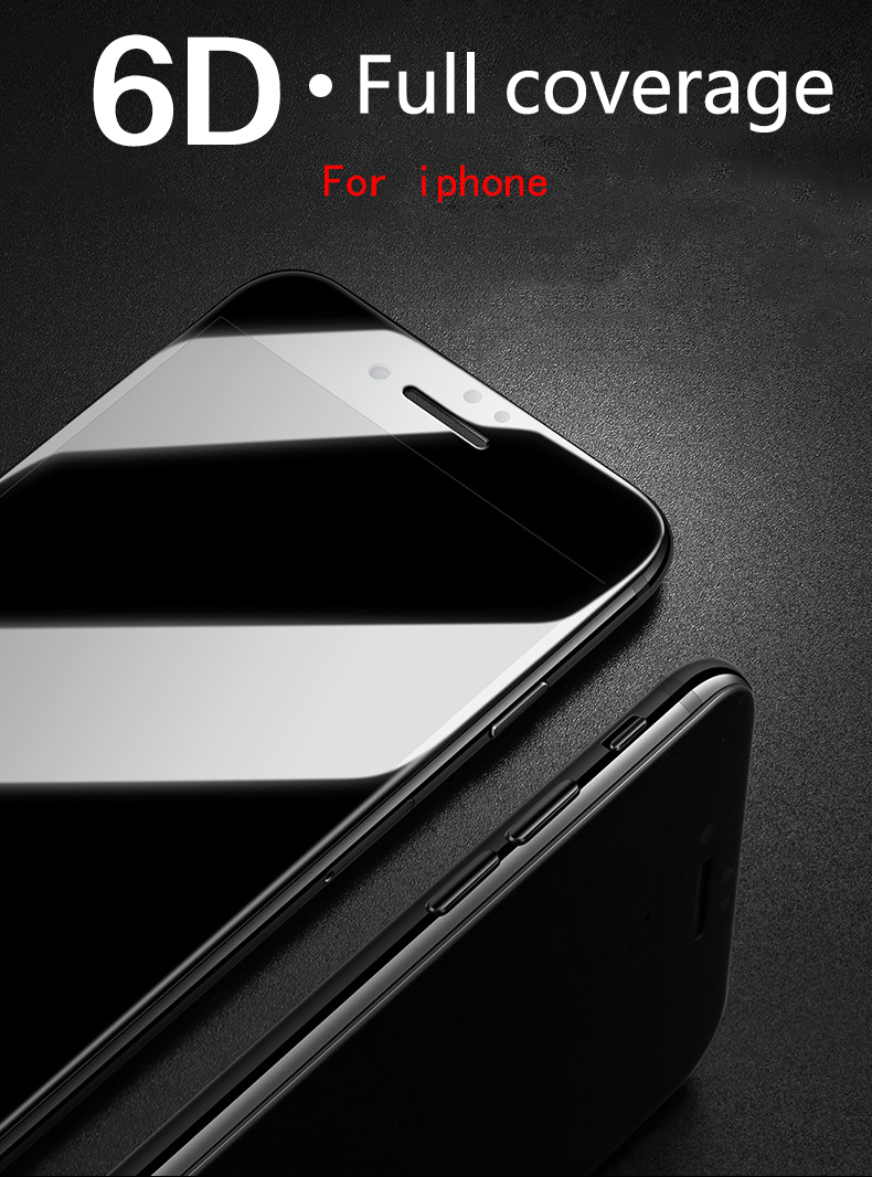 Kính Cường Lực 6d Màu Trắng Đen Cho Iphone 6 6s 6plus 6splus 7 8 7plus 8 Plus X Xs Xr Xsmax 11 11pro 11promax Se 2020