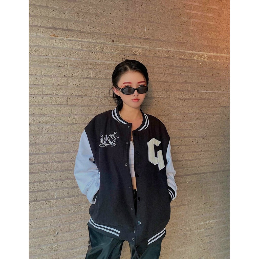 Áo khoác bomber dù GONZ nam nữ form rộng Unisex 2 lớp Chống Nắng Siêu Hot ulzzang Jacket Bomber Life Unisex