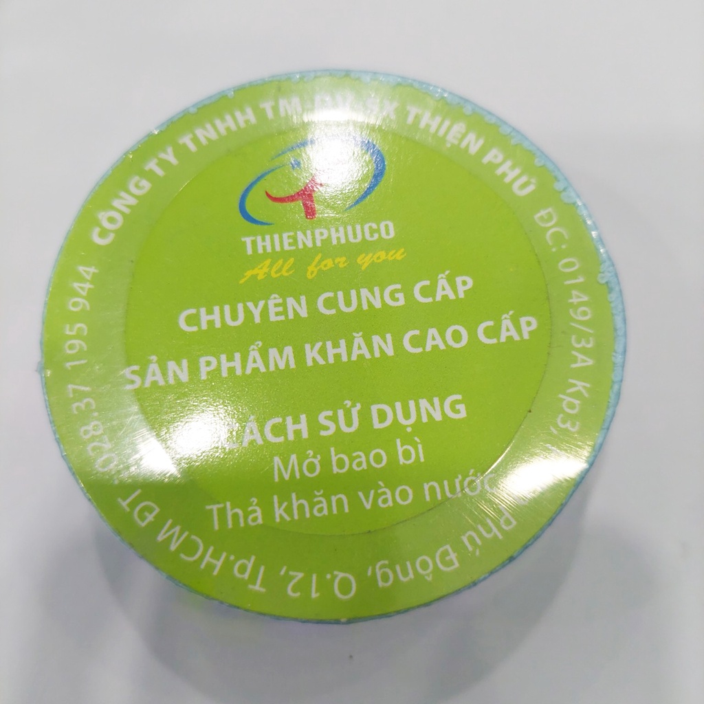 Khăn Nén Du Lịch Cotton ZNEN Thiện Phú 30*75*65g, Khăn Đa Năng Tự Nhiên Thấm Nước Tốt