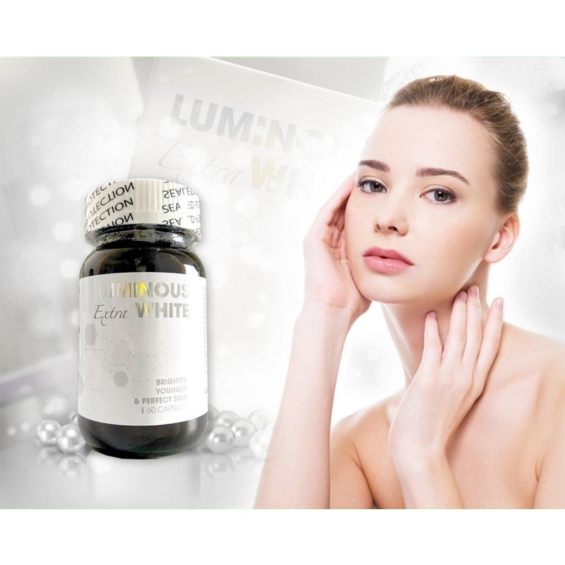 [Chính hãng] Luminous Extra White - Viên uống trắng da, chống nắng, mờ nám, tàn nhang, thâm mụn, hạn chế lão hoá