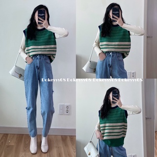 Gile len cổ tròn hoạ tiết 438 ( ẢNH THẬT BY DOKEYYY)