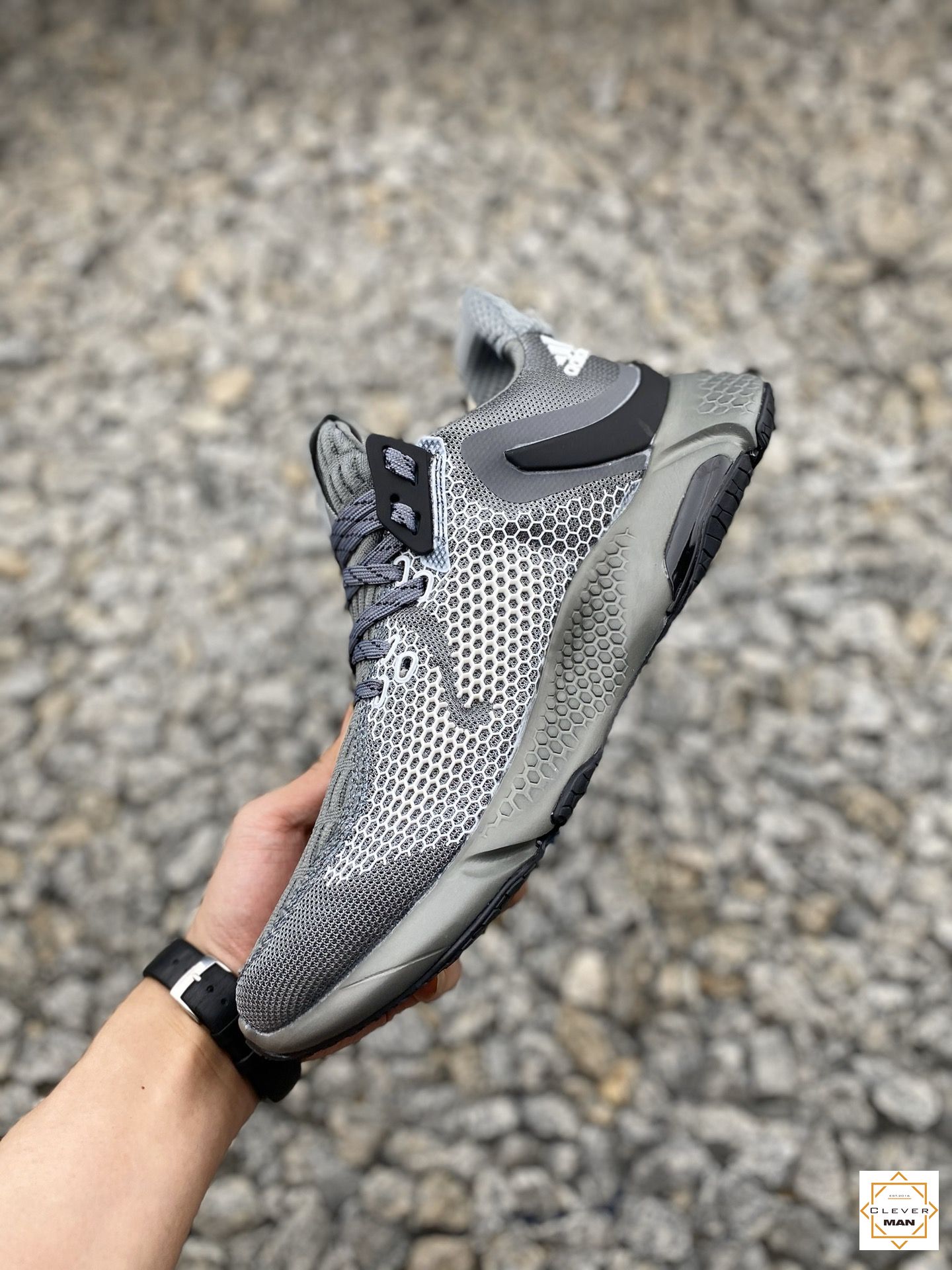 (FREESHIP+ QUÀ TẶNG) Giày thể thao sneaker nam nữ ALPHABOUNCE instinct M 2020 gray xám