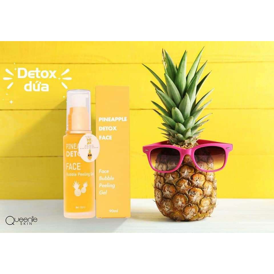 Detox Thải Độc Dứa Trắng Da Queenie Skin - 90 ML - Hàng Chính Hãng