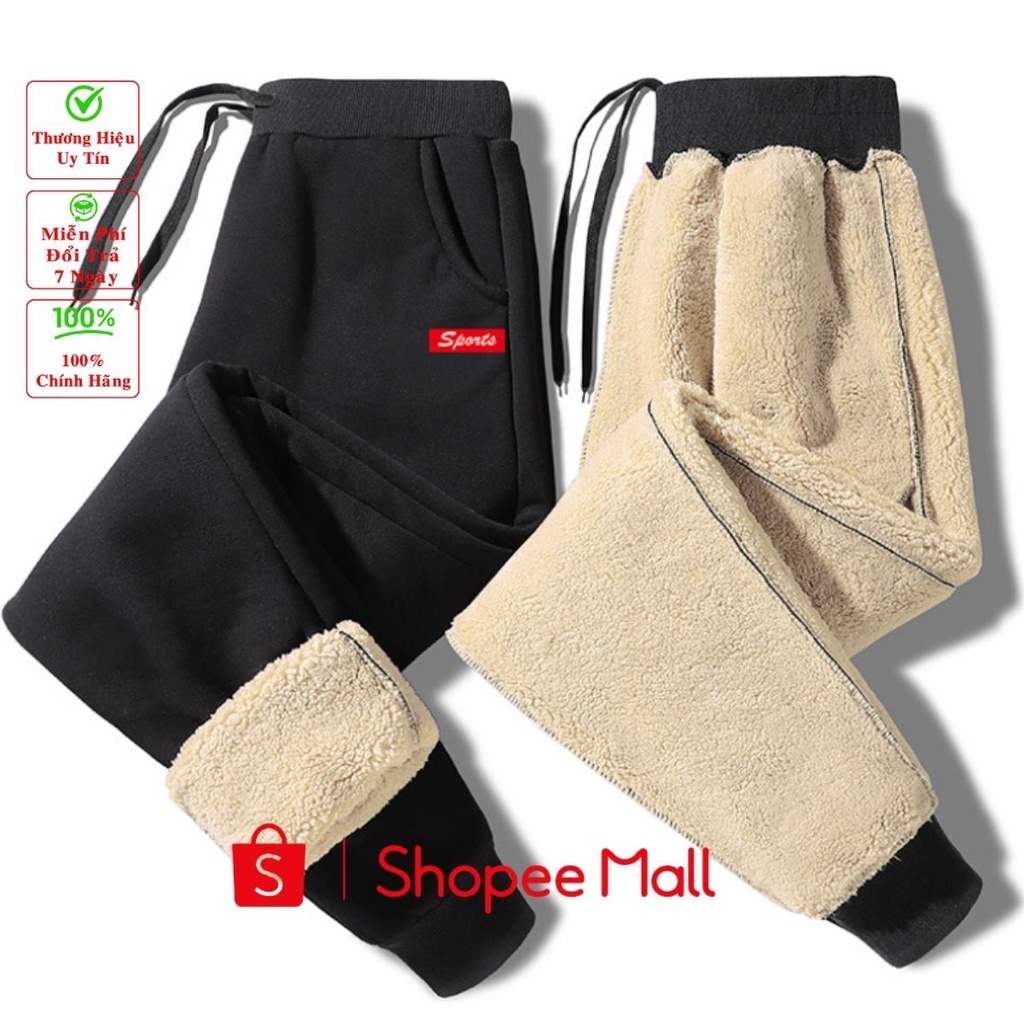 Quần Jogger Nam Thể Thao Lót Lông Cao Cấp Chính Hãng miDoctor