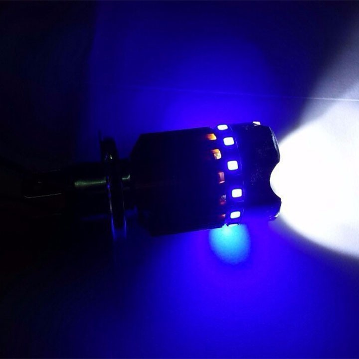 Đèn pha xe máy, đèn Led 7 màu chân H4 ánh sáng đẹp phù hợp với nhiều loại xe BẢO HÀNH 3 THÁNG