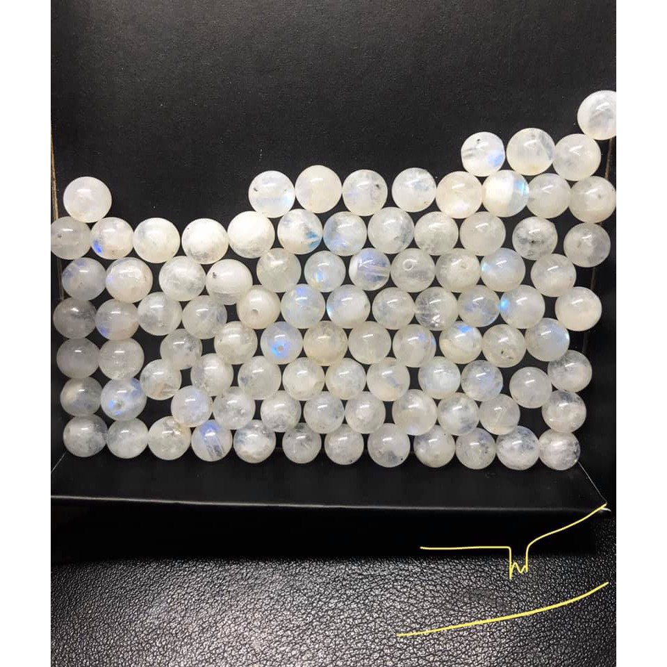 Hạt Đá Mặt Trăng Moonstone Dùng Làm Sản Phẩm Handmade Diy