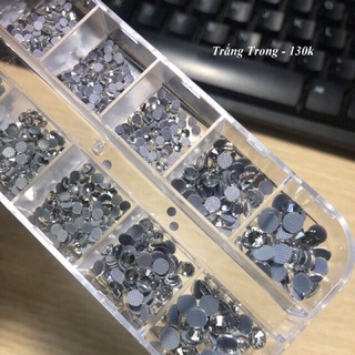 Đá chân keo khay mix size siêu sáng