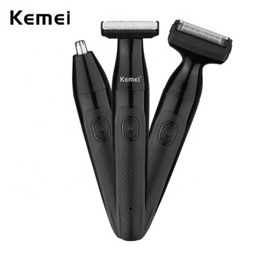 Bộ tông đơ cạo lông đa năng Kemei 3 trong 1 chất lượng cao tiện dụng
