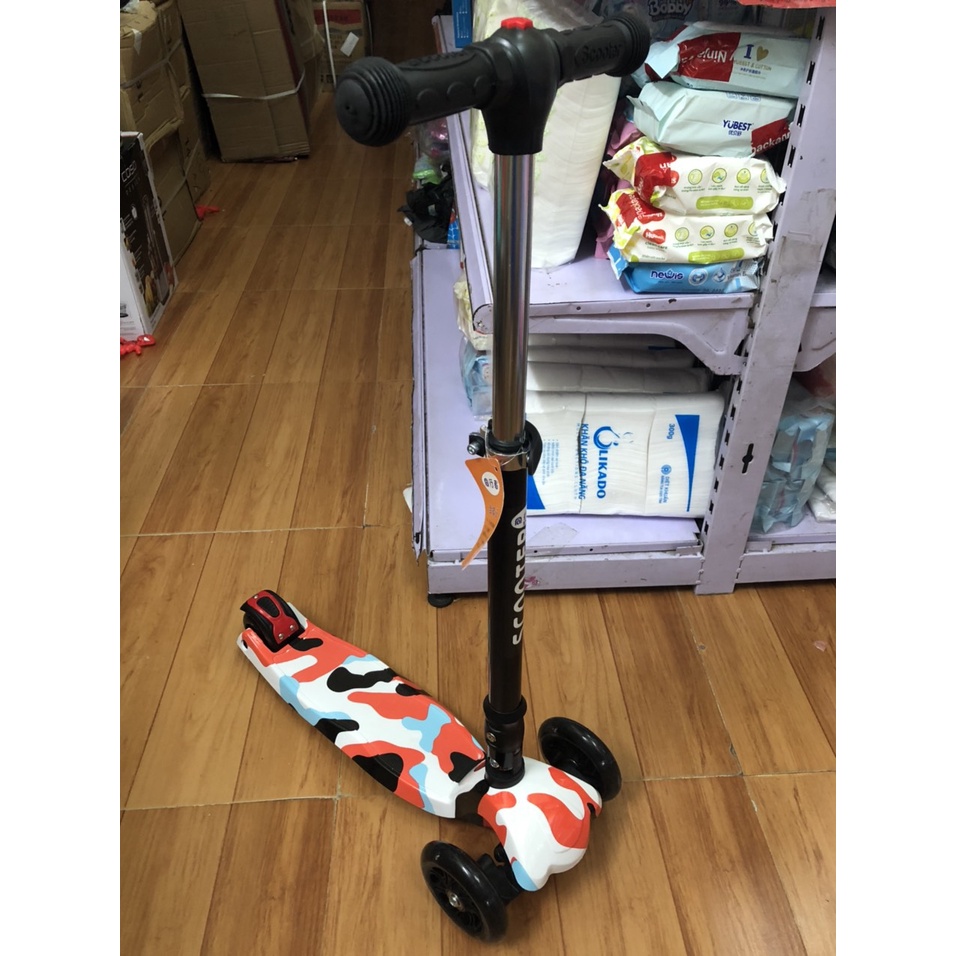 Xe Scooter 808B Vát Mẫu Mới Siêu To Gấp Gọn