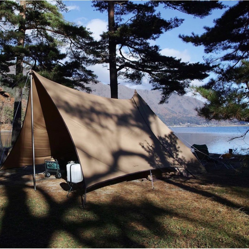 Lều cắm trại phụ kiện dã ngoại Tent Mark Takibi hexa tăng bạt vải TC Campout A138