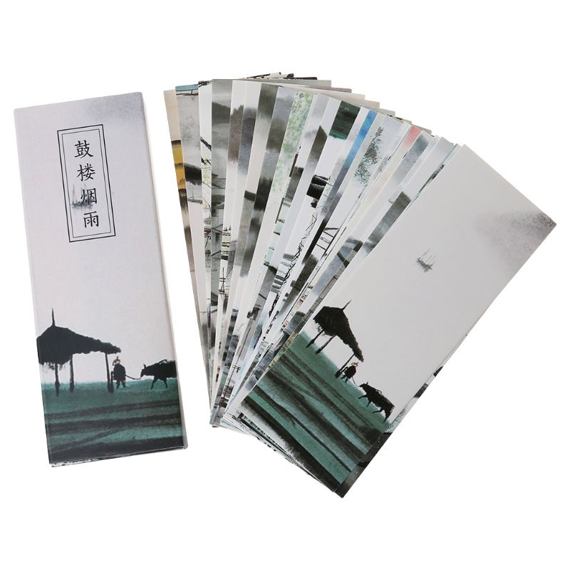 Set 30 Thẻ Giấy Ghi Chú Đánh Dấu Trang Sách Hình Cô Gái Xinh Đẹp