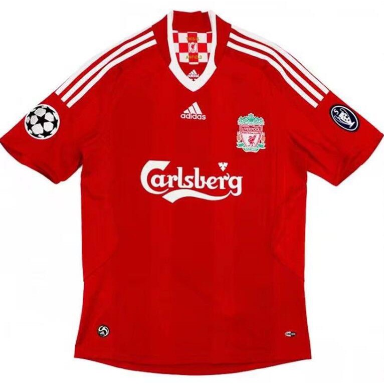 Áo Bóng Đá Dài Tay Phong Cách Liverpool retro 2010 2006 2007 2008