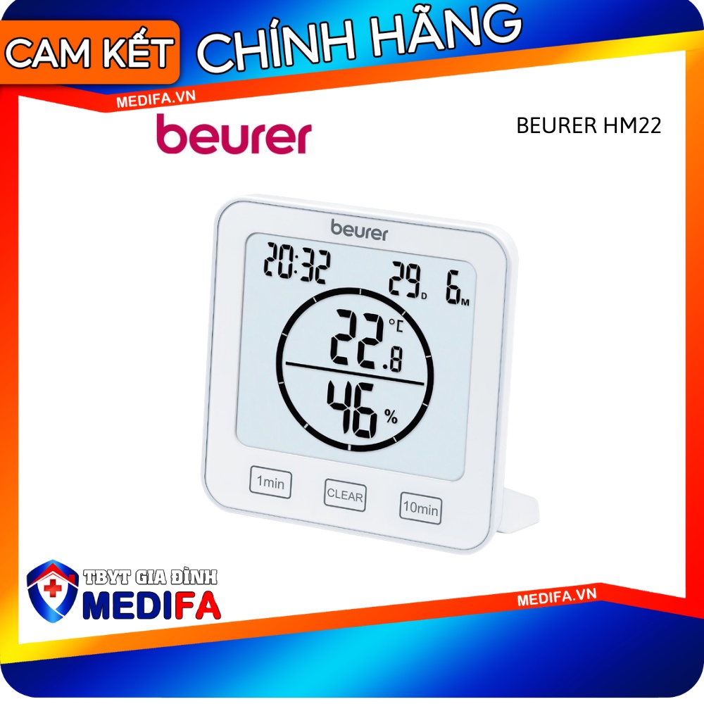 [Chính Hãng] Nhiệt ẩm kế Beurer HM22