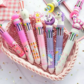 Bút bi 10 ngòi dễ thương