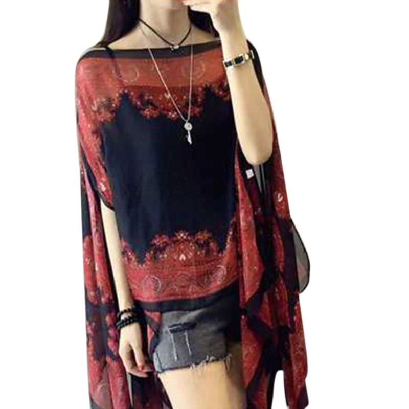 Áo Choàng Cardigan Vải Mềm In Hoa Thời Trang Mùa Hè Cho Nữ