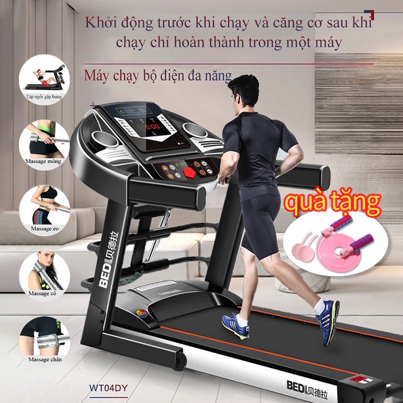 OT80 Máy chạy bộ trong nhà máy chạy bộ mini máy tập trong nhà máy gym BEDL có thể gấp gọn chạy điện yên tĩnh có thể phát