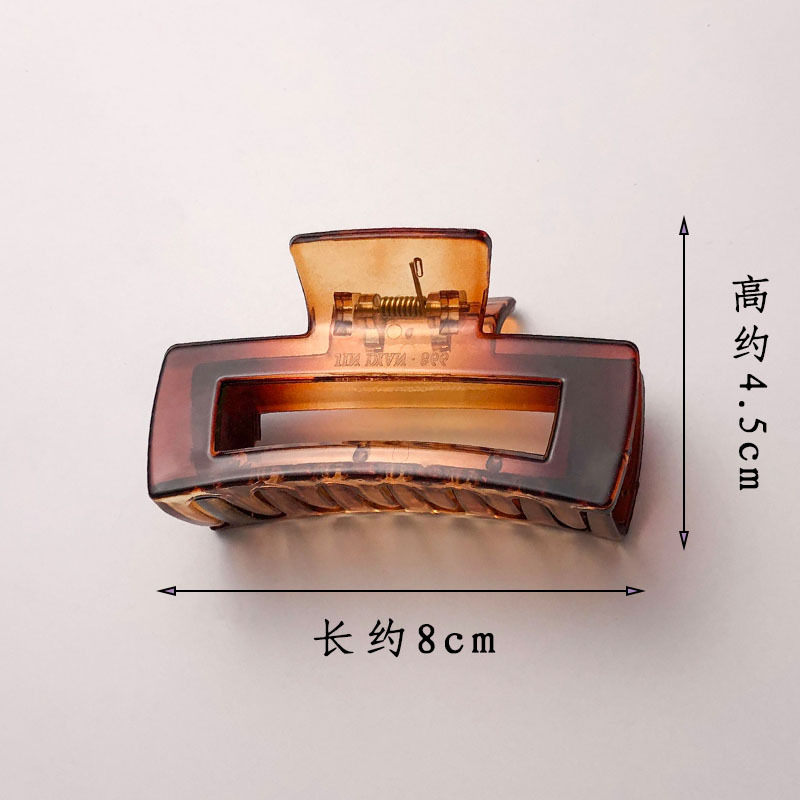 Kẹp càng cua tóc cỡ lớn kiểu Pháp phong cách retro thời trang cho nữ
