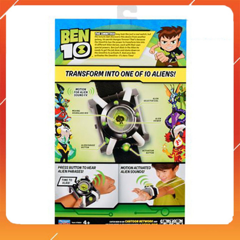 ĐỒ CHƠI - Omnitrix Deluxe - Đồng Hồ ben010 Đặc Biệt A3173- Phát Triển Khả Năng Nhận Biết