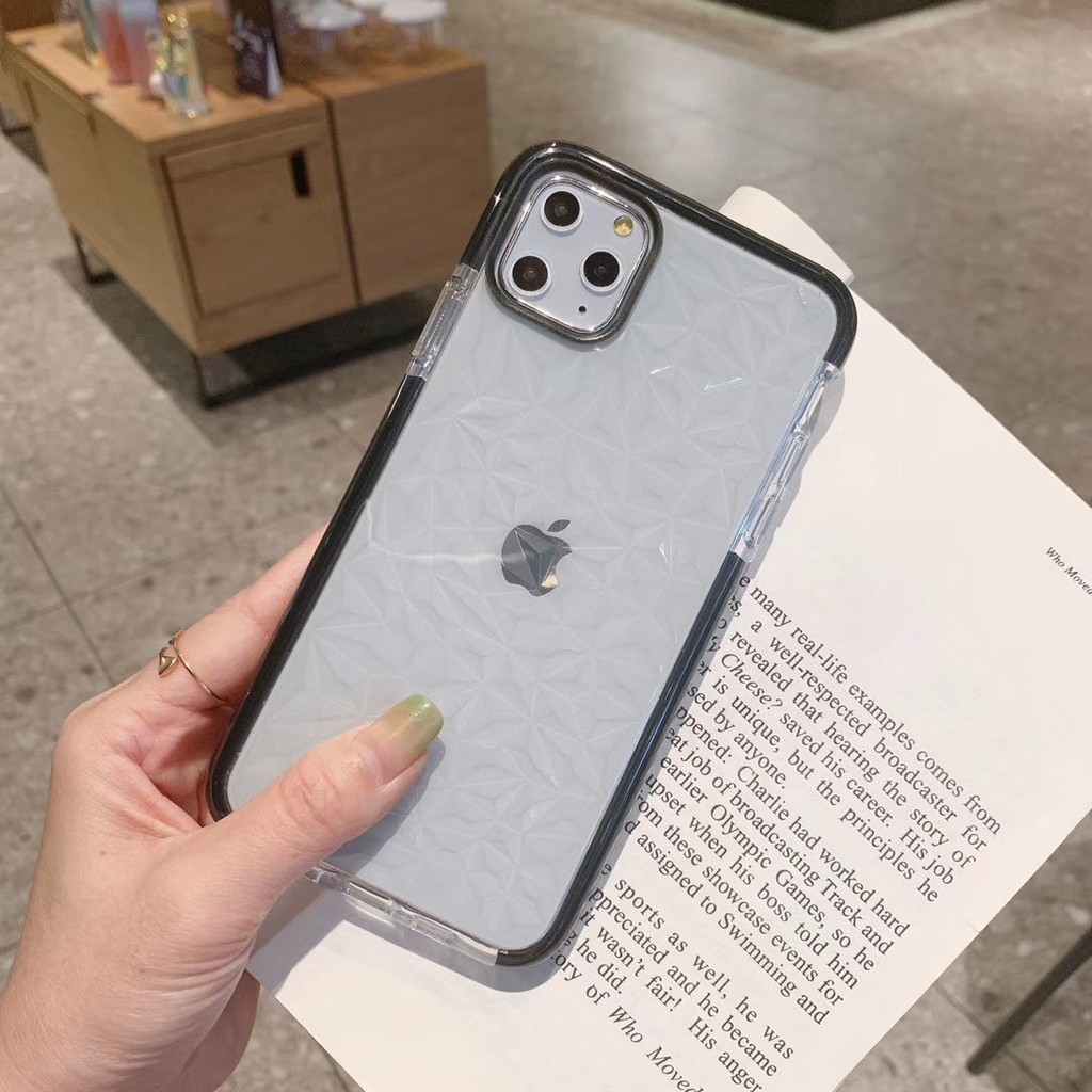 Ốp iphone - Ốp lưng Kim Cương Viền Màu Cao Cấp 6/6plus/6s/6s plus/6/7/7plus/8/8plus/x/xs/xs max/11/11promax | WebRaoVat - webraovat.net.vn