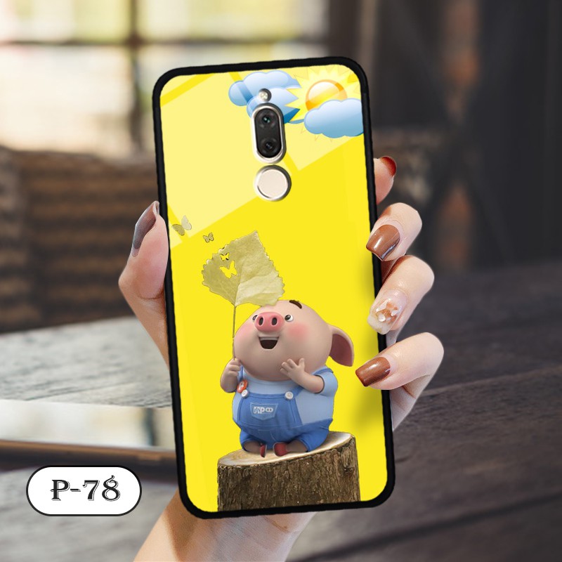 Ốp kính in hình cute Huawei Nova 2i