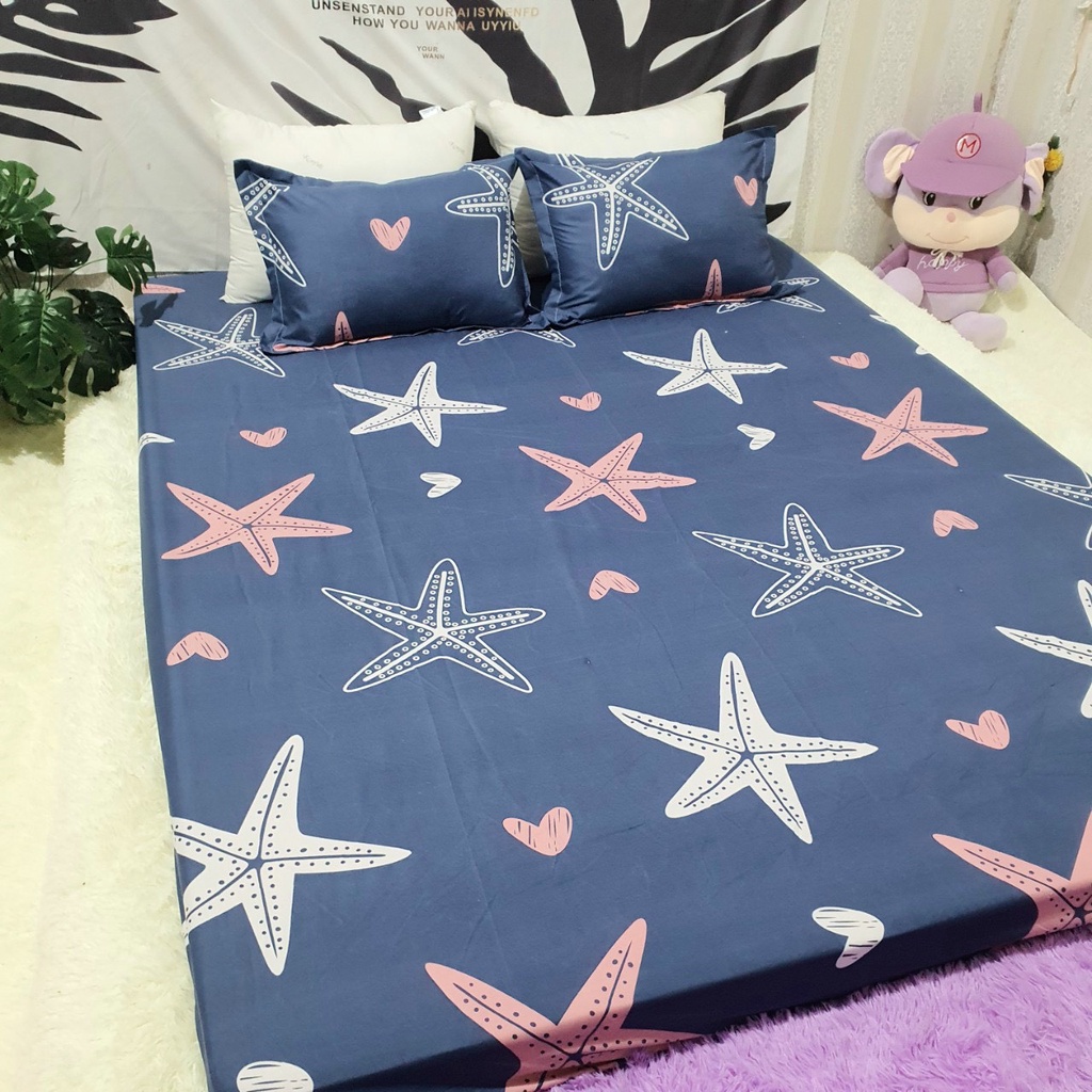 Bộ ga gối poly cotton 1m6x2m,có 50 mẫu phân loại để lựa chọn
