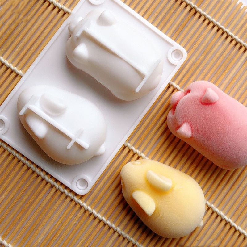 Khuôn Silicone Làm Bánh Hình Thỏ Hoạt Hình 3D