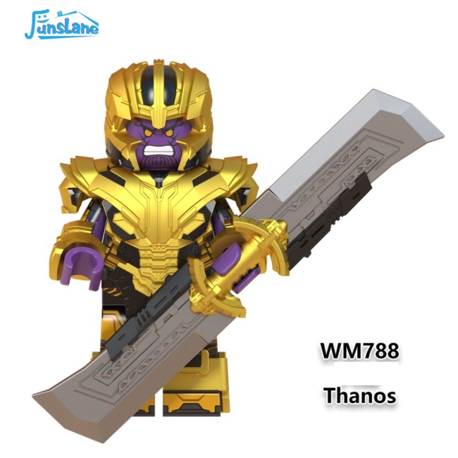 Mô hình đồ chơi lắp ráp FUNSLANE nhân vật siêu anh hùng Marvel tùy chọn đáng yêu