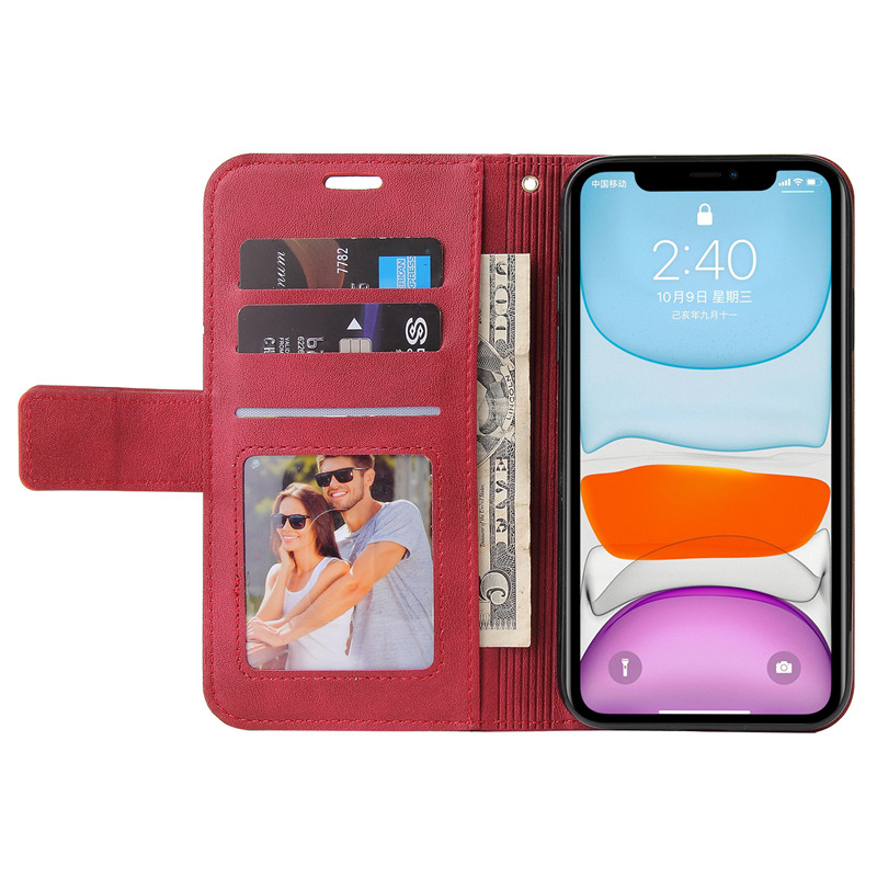 Bao da nắp lật kiểu dáng trang trọng thích hợp cho iPhone 11 Pro Max X Xs Max Xr Se 2020 8 7 Plus