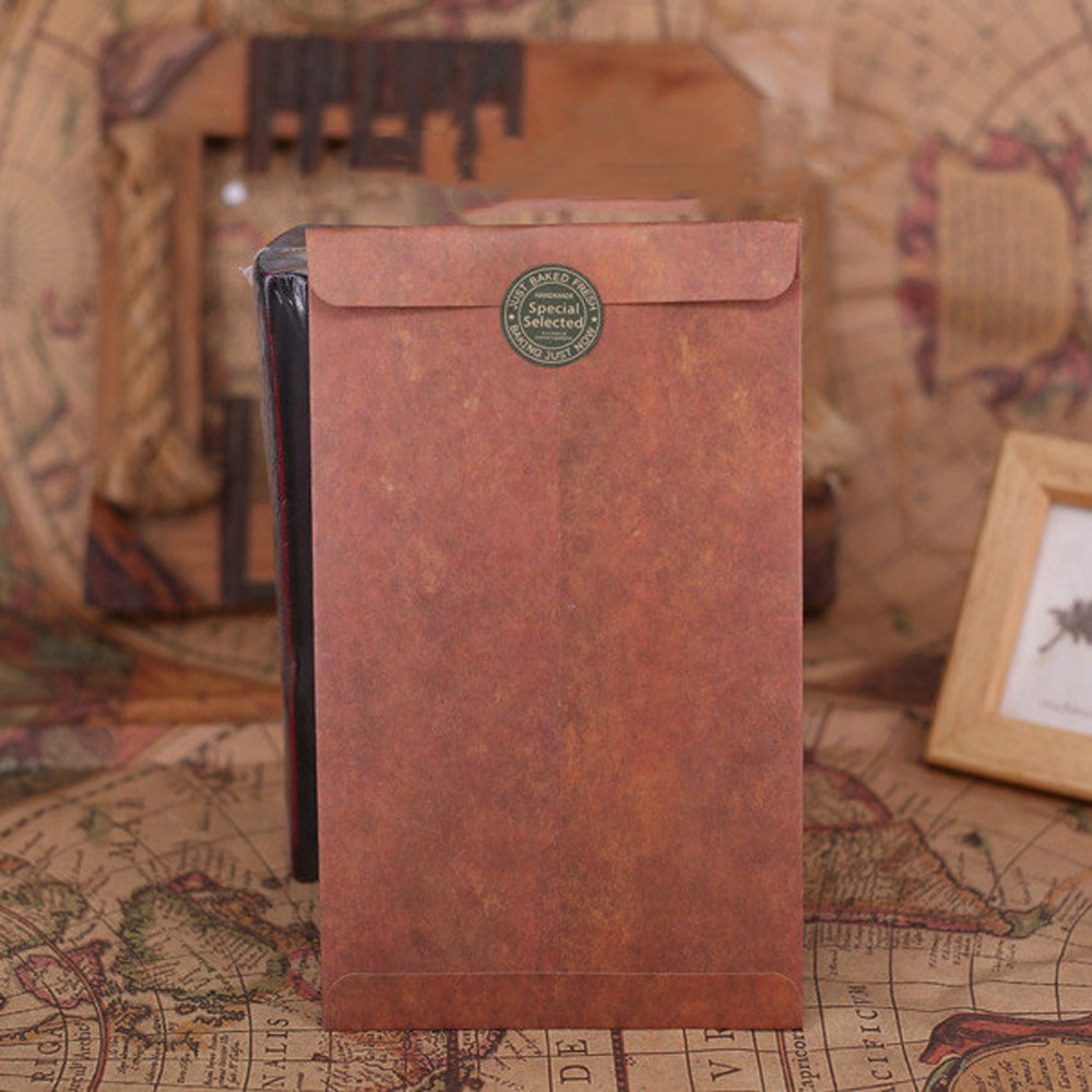 Set 20 Bao Thư Giấy Phong Cách Vintage