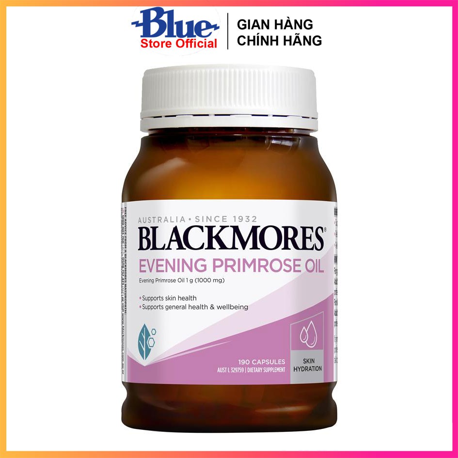 Tinh Dầu Hoa Anh Thảo Blackmores Evening Primrose Oil 190 Viên Úc blackmore Chính Hãng